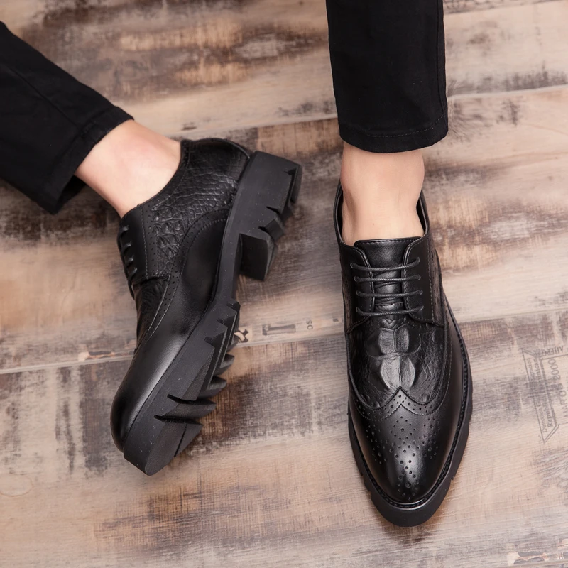 Handmade Classic formal shoes business dress men Fashion Party Office Wedding Dress Shoes Male Leather Men Oxford | Обувь