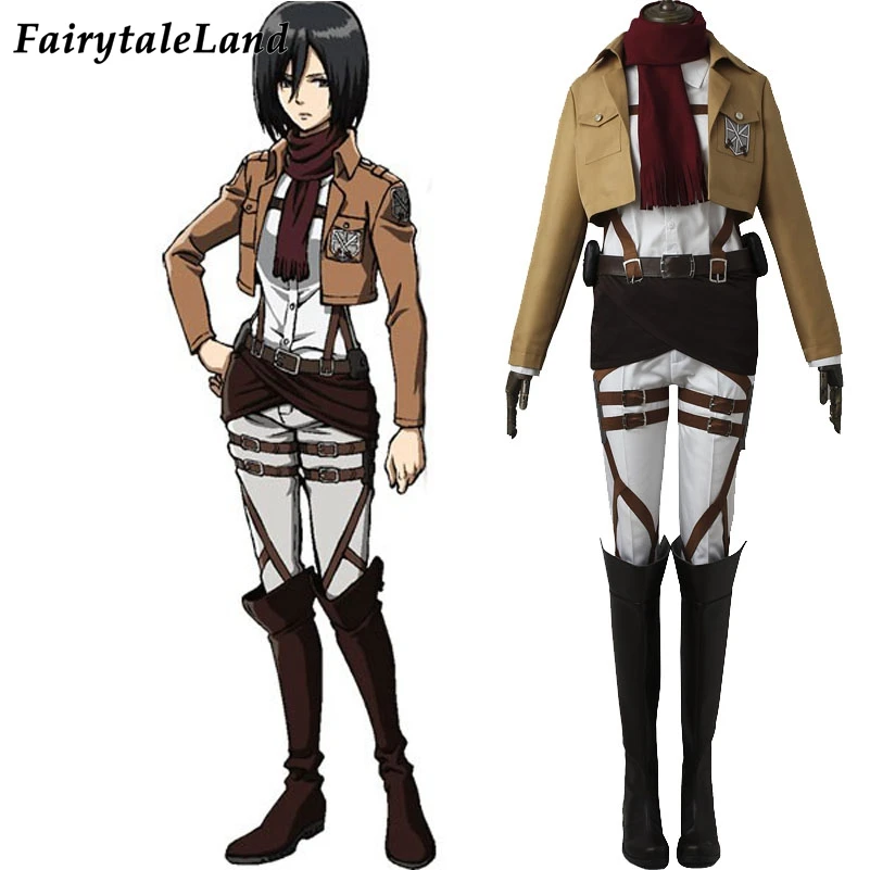 Женский костюм для косплея атака на Титанов |