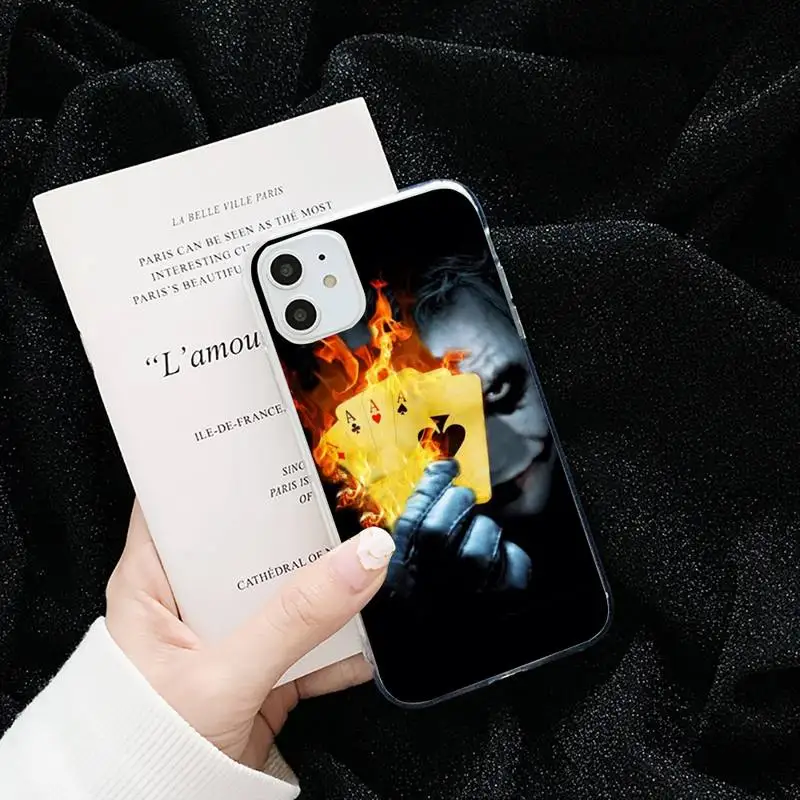 

Black Joker Joaquin movie Phone Case For iphone 12 5 5s 5c se 6 6s 7 8 plus x xs xr 11 pro max Soft silicone Shell Cover Funda