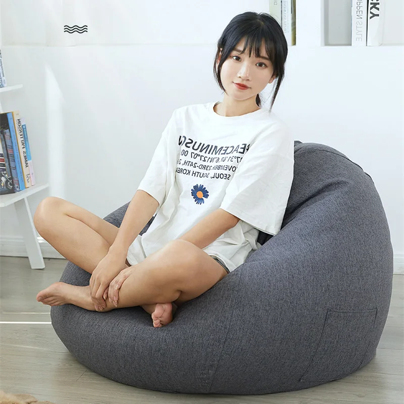 Simple Modern Couch Bean Bag Floor Tatami Single Bedroom Room Small Sofa Cama Lovely Small Family Кресло Мешок Puff Asiento
