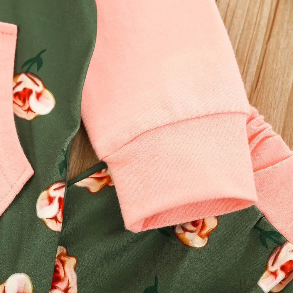 3 шт. Детский комплект из топа и брюк с капюшоном | Мать ребенок