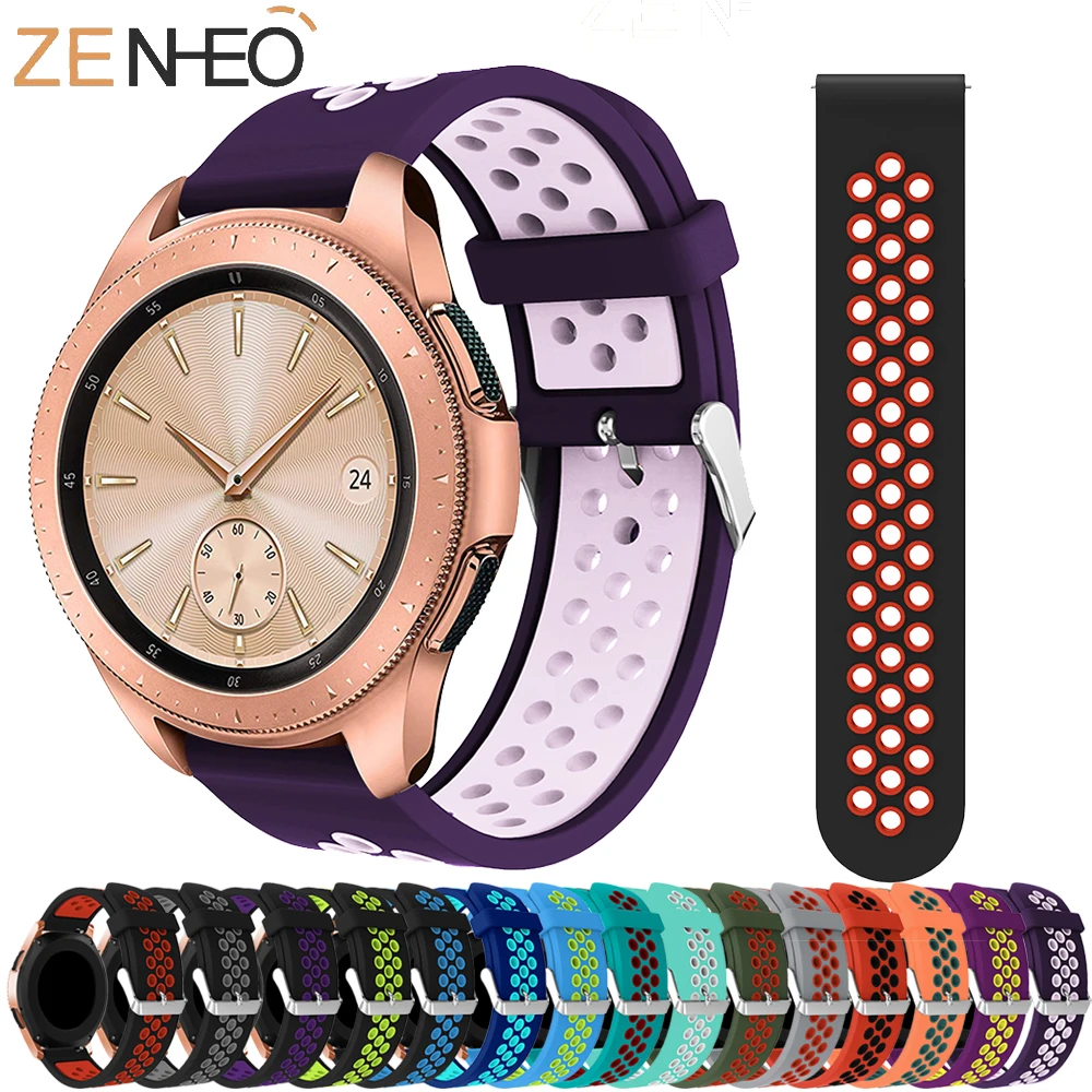 

Sport Silicone 20mm Watchband For Samsung Gear S2 Sport Replacement Bracelet Band Strap for Samsung Galaxy 42mm Band Wristbands
