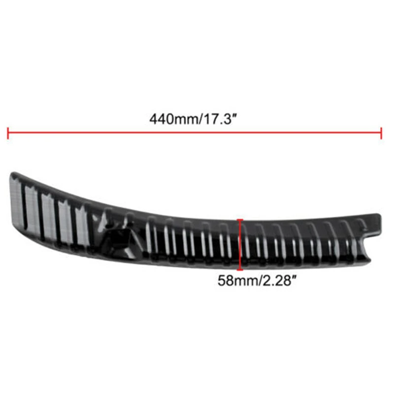 

Stainless Steel Inner Rear Trunk Bumper Foot Trim Tail Door Sill Scuff Protection Plate For Tesla Model 3 2018 2019 Accessories