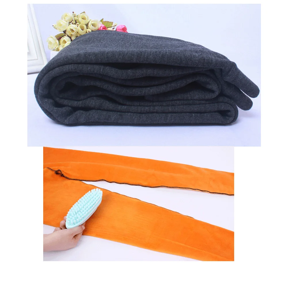 

Women Thermal Fleece Leggings Plus Size Soft Underwear 4XL Seamless Thermal Warm Stretchy Pants for Winter ouc1696