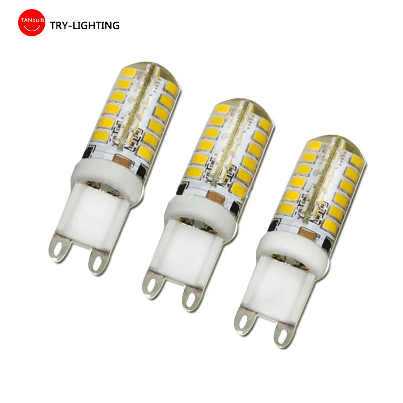 10 шт . Мини G9 7 Вт 9 Светодиодная лампа 3014 SMD AC 220 В 240 типа Кукуруза 64 светодиода 104