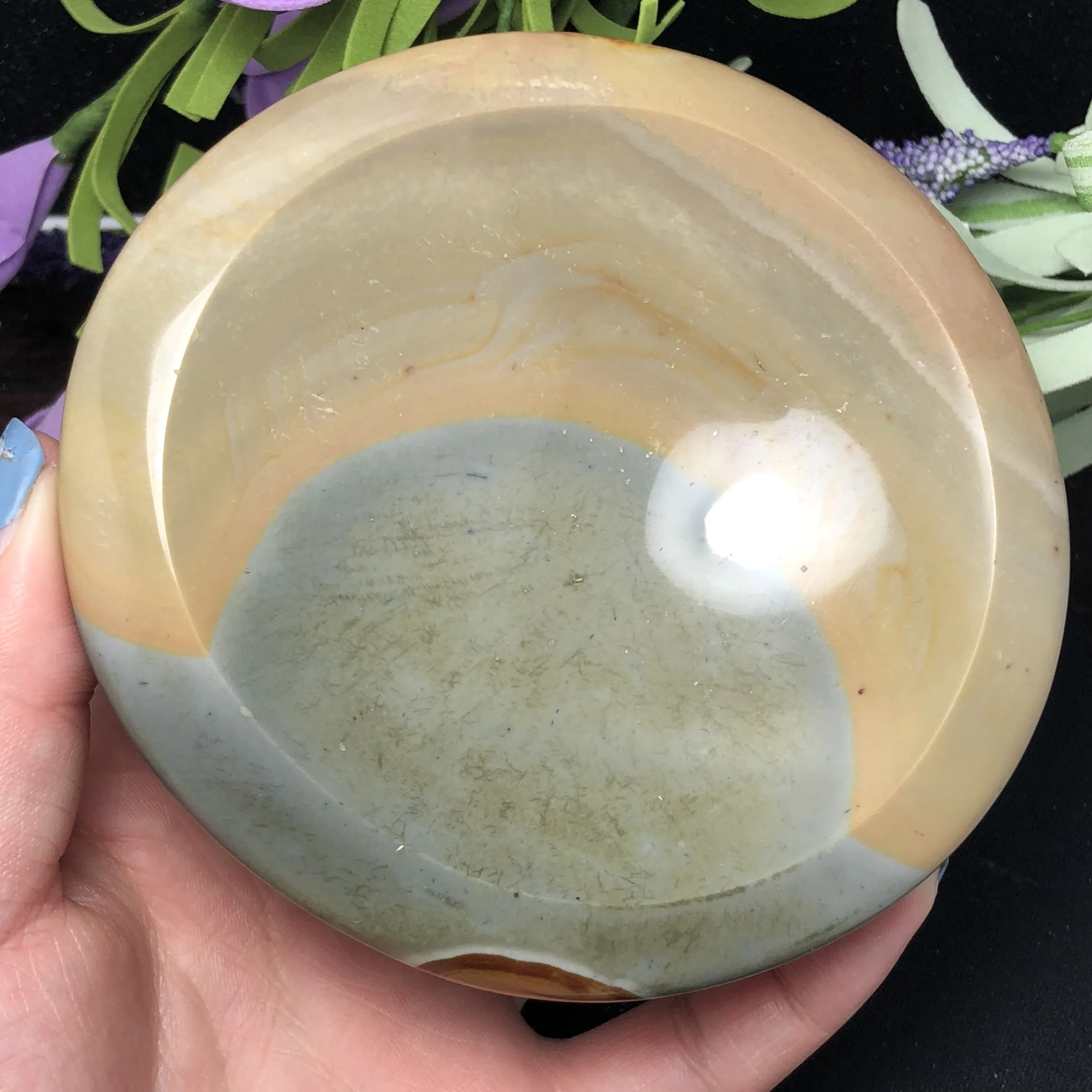 1 шт. натуральный красочный Океанский камень пепельница драгоценный чаша