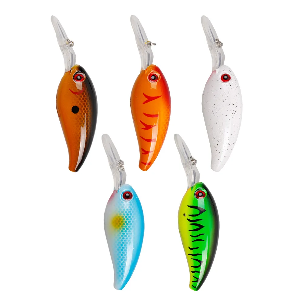 

1pcs Hard VIB Lures Fishing Minnow Bait Treble Hooks 10cm 14g Crankbait Wobblers Artificial Fishing Bait Trout Tackle 3DEyes