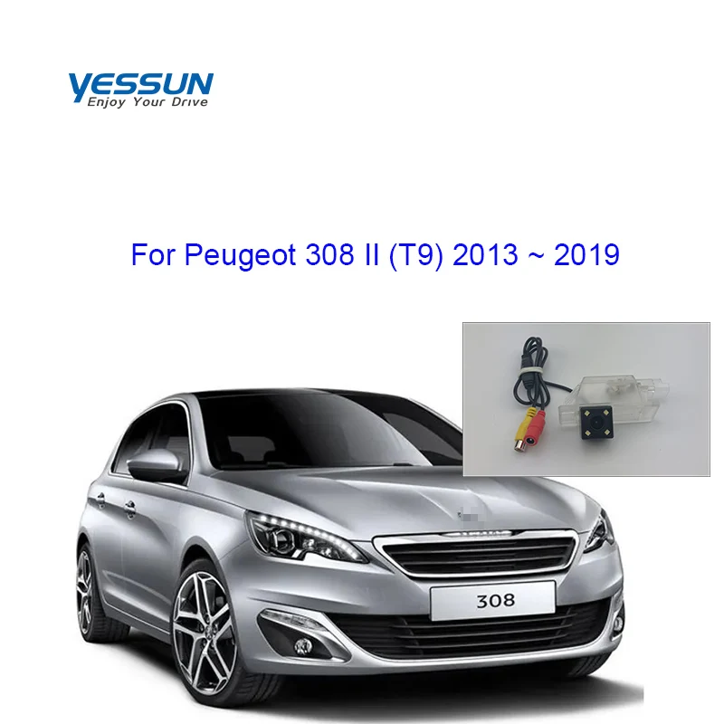 

Камера заднего вида Yessun для Peugeot 308 II (T9), 2013, 2014, 2015, 2016, 2017, 2018, 2019, CCD камера/камера номерного знака автомобиля