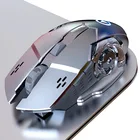 2,4G Беспроводной игровой Мышь 1600 Точек на дюйм светодиодный Перезаряжаемые Регулируемый геймер бесшумный Мышь немой геймера Мышь игровая мышь для ПК, ноутбука,