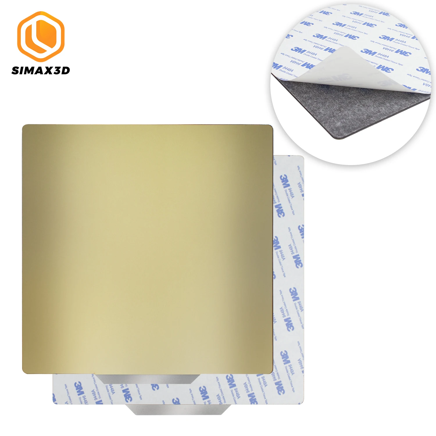 

SIMAX3D Cold PEI Frosted 3D Print Build Surface Polyetherimide Cold PEI Sheet 0.3mm Thickness for CR10 Ender-3 3D Printer Parts