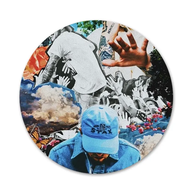 Значки Mac Miller значки металлические для фотографий 58 мм | Дом и сад