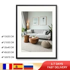 Металлическая фоторамка, черный, белый, золотой, 30x40 см, A4 40x50 см, коврик из плексигласа для столешницы, дисплея, настенного монтажа, домашний декор