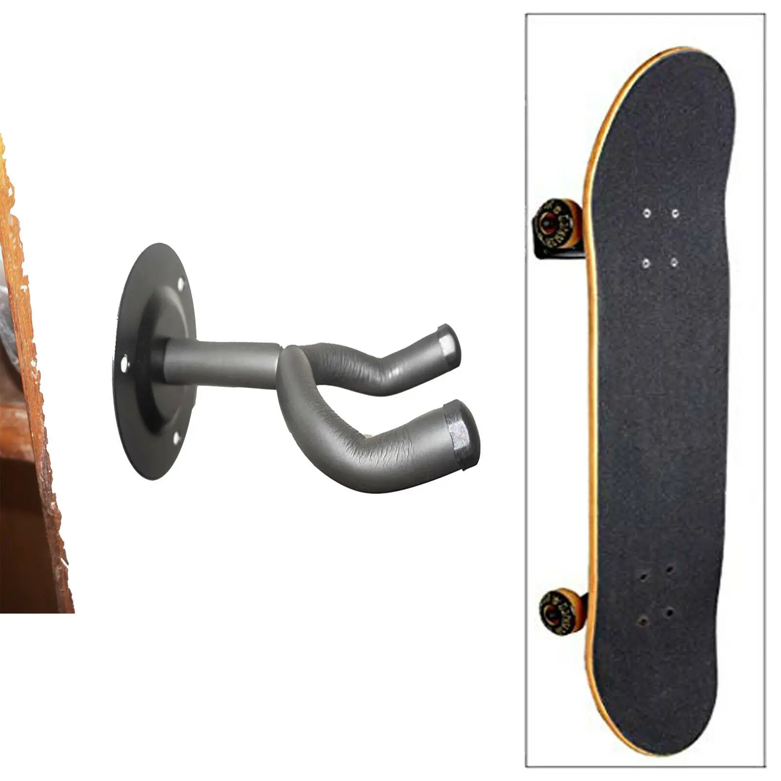 Multi-function Wall Mount Rack Black/Snowboard/Skateboard/Ski | Дом и сад