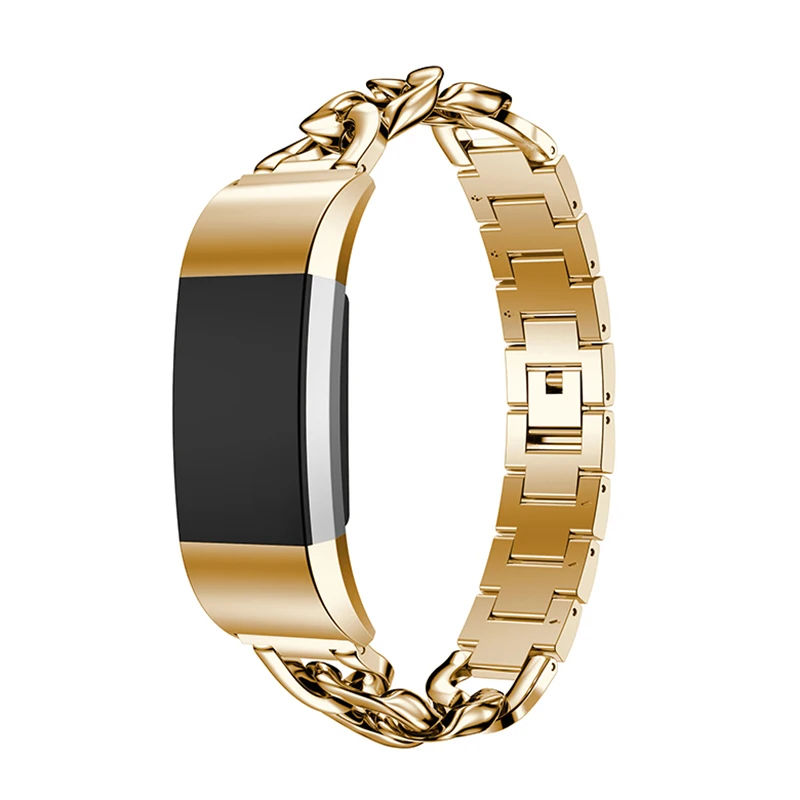 Регулируемый металлический ремешок для часов Fitbit Charge 2 аксессуары умных модный