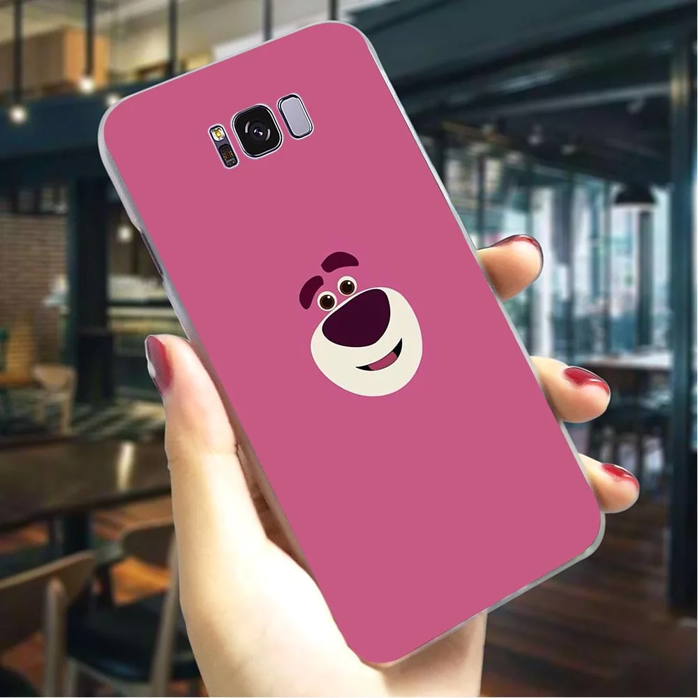 Жесткий чехол для телефона с мультяшным принтом Squishy Lotso Galaxy A6 Plus A3/A5 A8 Plus/A7 A9 2018 A10