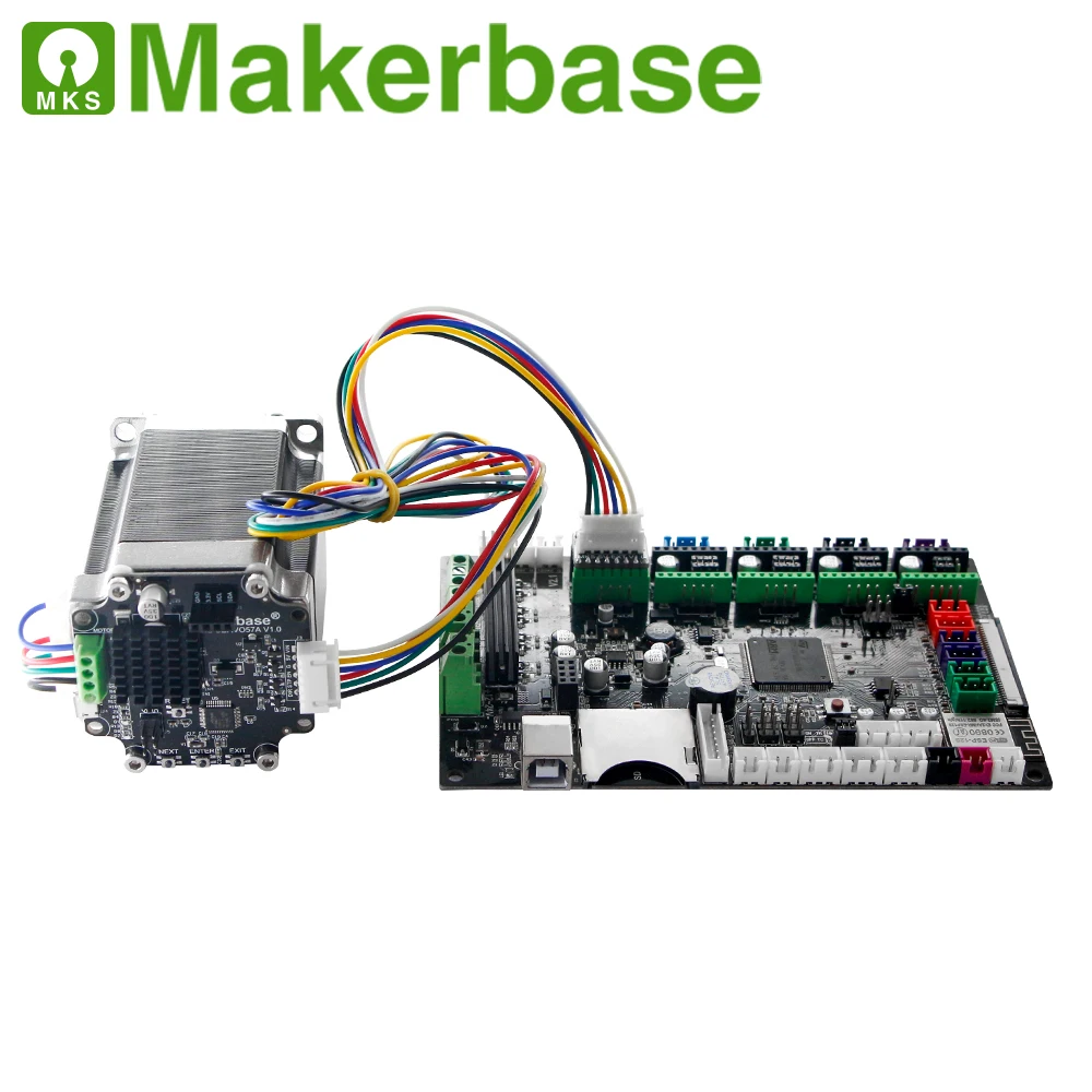 makerbase mks servo57a nema23 closed loop stepper motor driver cnc 3d printer parts prevents losing steps for gen_l sgen_l free global shipping