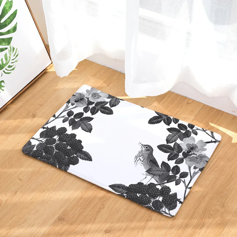 Приветственные напольные коврики коврик в стиле ретро с цветочным принтом кухня