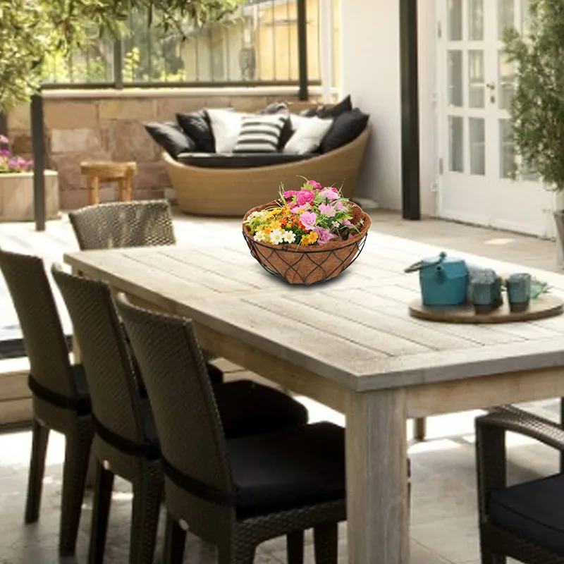 Новинка Лидер продаж 61 см круглый Форма кокосовые вкладыш для кашпо висит завод