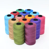 cotton blend 1 5mm sewing thread three twisted rope solid cord for diy hancrafts decoration gift wrapping twine string thread