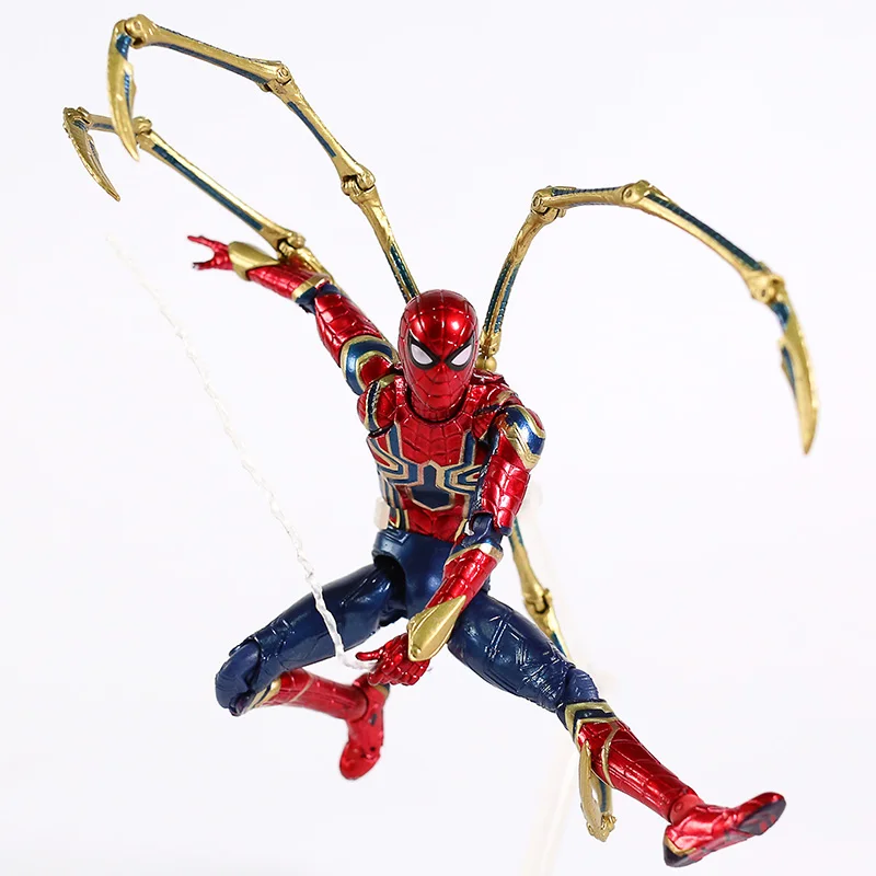 MAFEX 081 Железный паук Человек Мстители война бесконечности ПВХ экшн фигурка