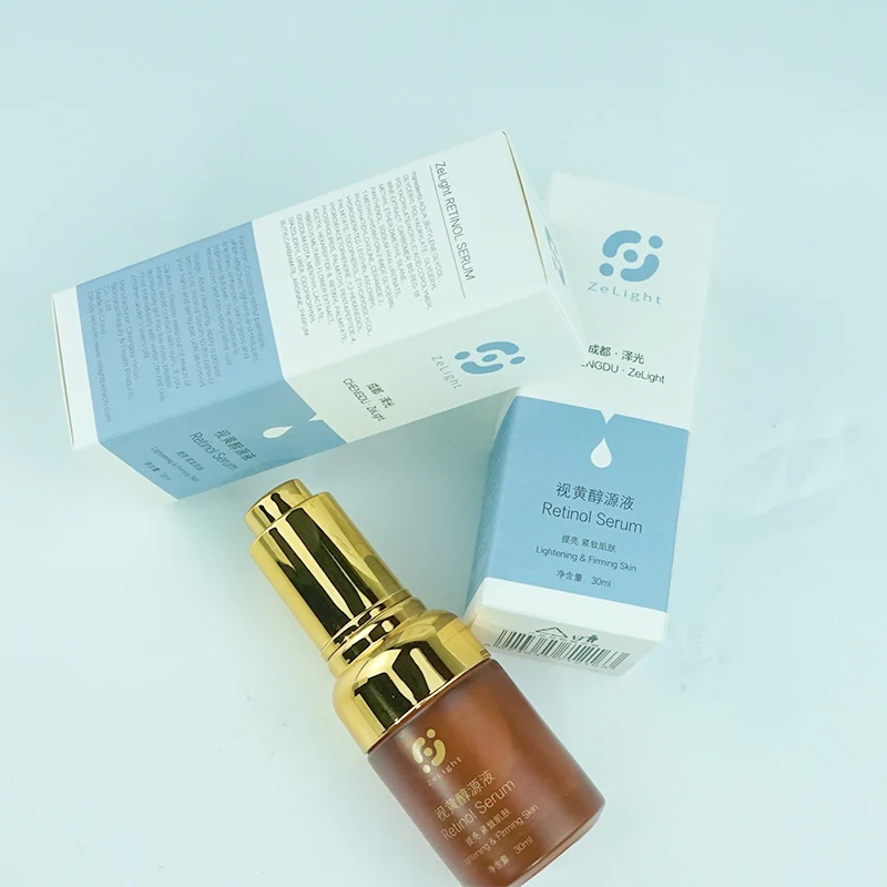 Retinol Facial Serum Hyaluronic Acid Vitamins C Whitening Anti Aging Wrinkle Skin care Black Dots Vitamina E Essence for Face