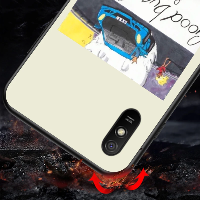 

Juice Wrld For Xiaomi Redmi 10X Pro 5G 9C 9A 9 GO K20 8A 8 7A 7 S2 6A 6 5 5A 4X Pro Bright Black Phone Case