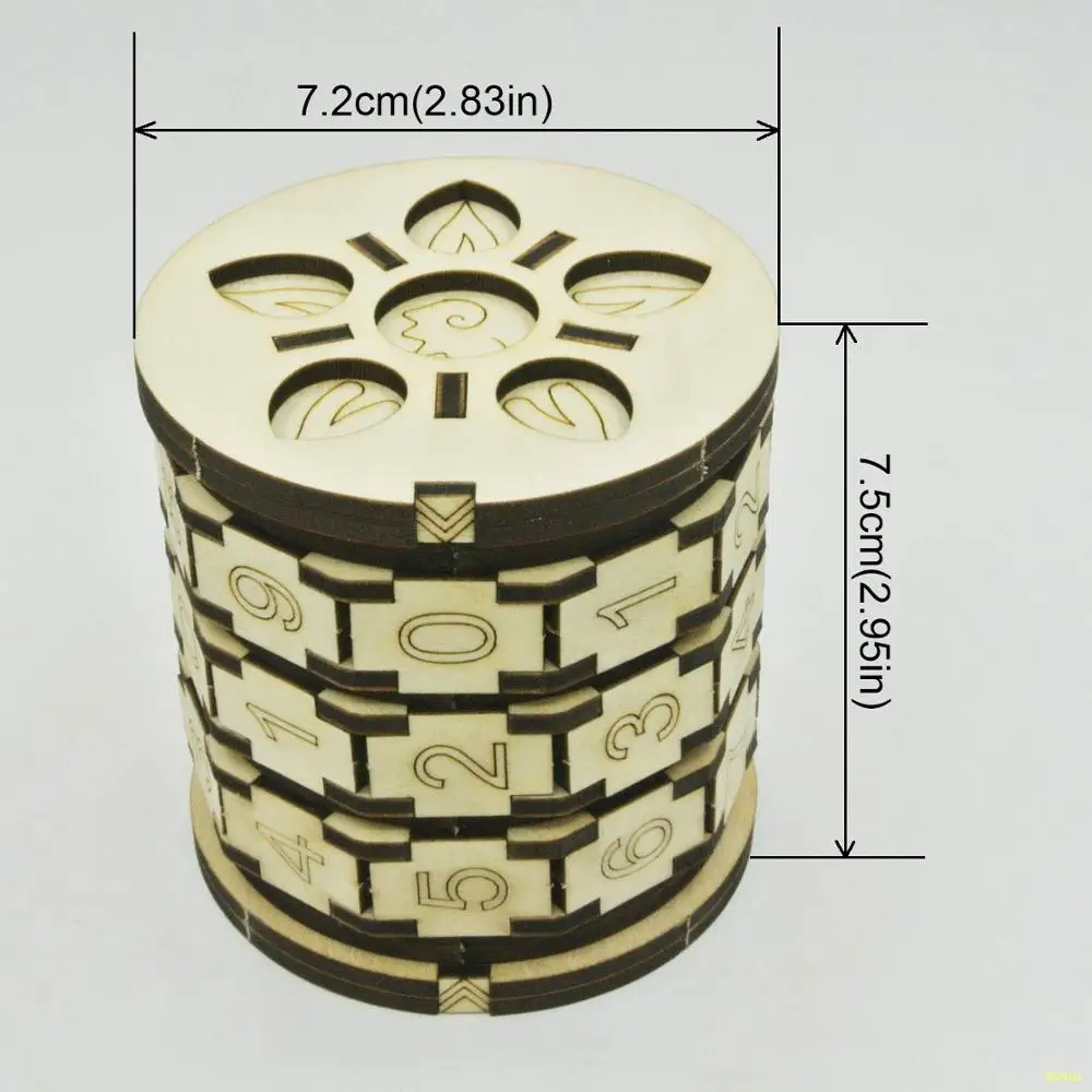 Металлический Magic Cube Развивающие игрушки замки криптекс подарок да Винчи буквы и