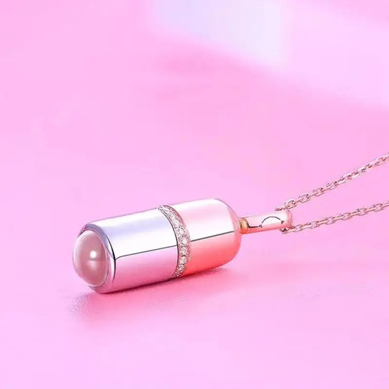 Ожерелье с проекцией языка я люблю тебя на 100 языках s Стальная подвеска ювелирные