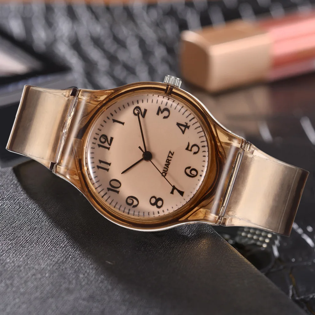 2019 Роскошные простые женские часы модные с силиконовым ремешком Женские