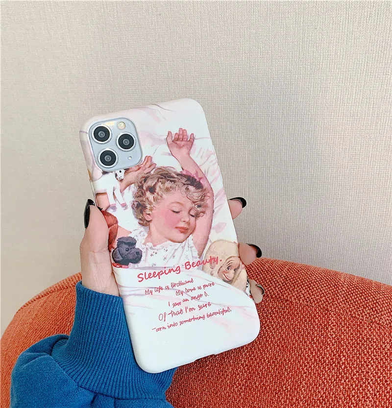 GTWIN Lovely Funny Girls And Boy Couple Phone Case For iPhone 11 Pro Max 6 6s 7 8 Plus X XR XS Soft TPU Cover Cases Shell |