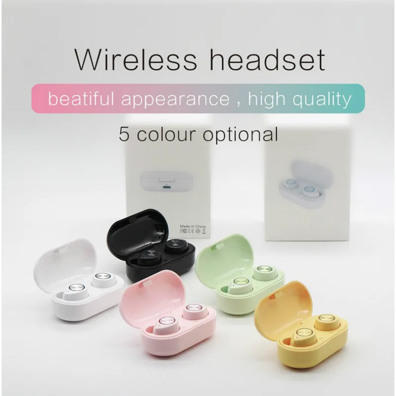 TW60 беспроводные наушники Bluetooth 5 0 головные телефоны цветная Спортивная гарнитура