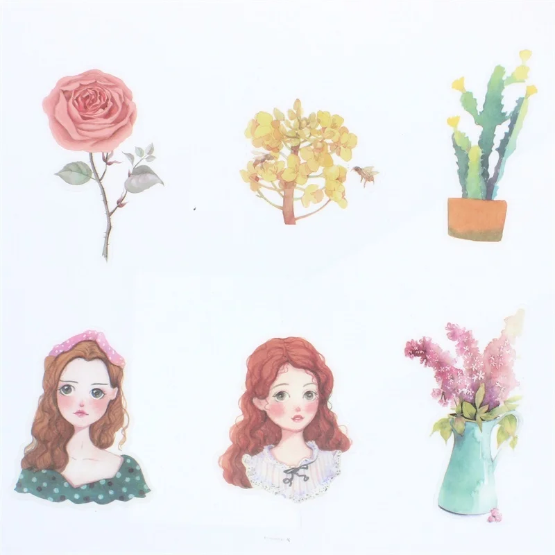 KSCRAFT 60 шт акварельные наклейки для скрапбукинга Happy planner/Cardmaking/journing Project