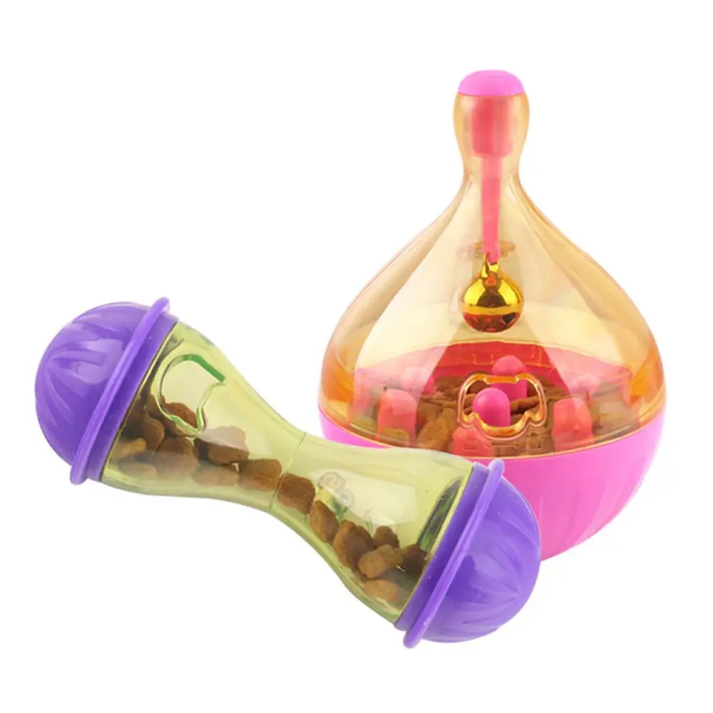 Кошка веселая миска игрушки для кормления собака тумблер питатель щенок котенок