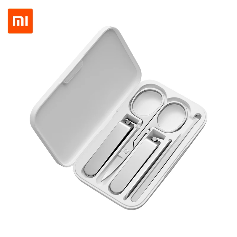 Xiaomi Mijia Nail Clippers Tool Set 5pcs Pedicure Care Clippers Earpick Nail File Professional Beauty Tools Nail Cutter Trimmer