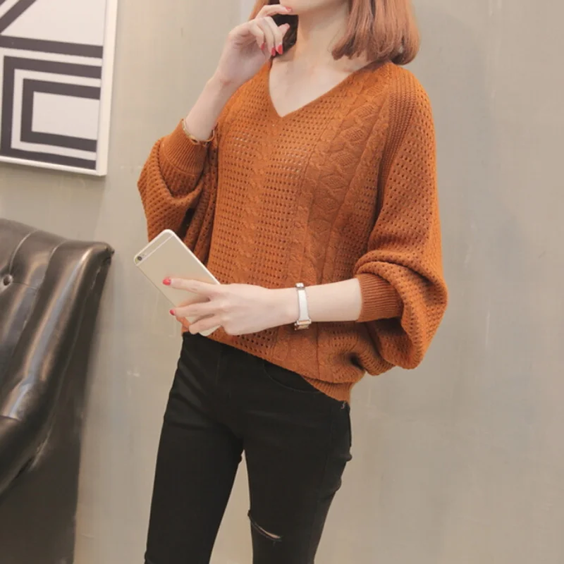 

Дамские летние вырезанные вязаные повседневные топы, женская трикотажная одежда, модный джемпер, однотонные женские пуловеры, Корейская тр...