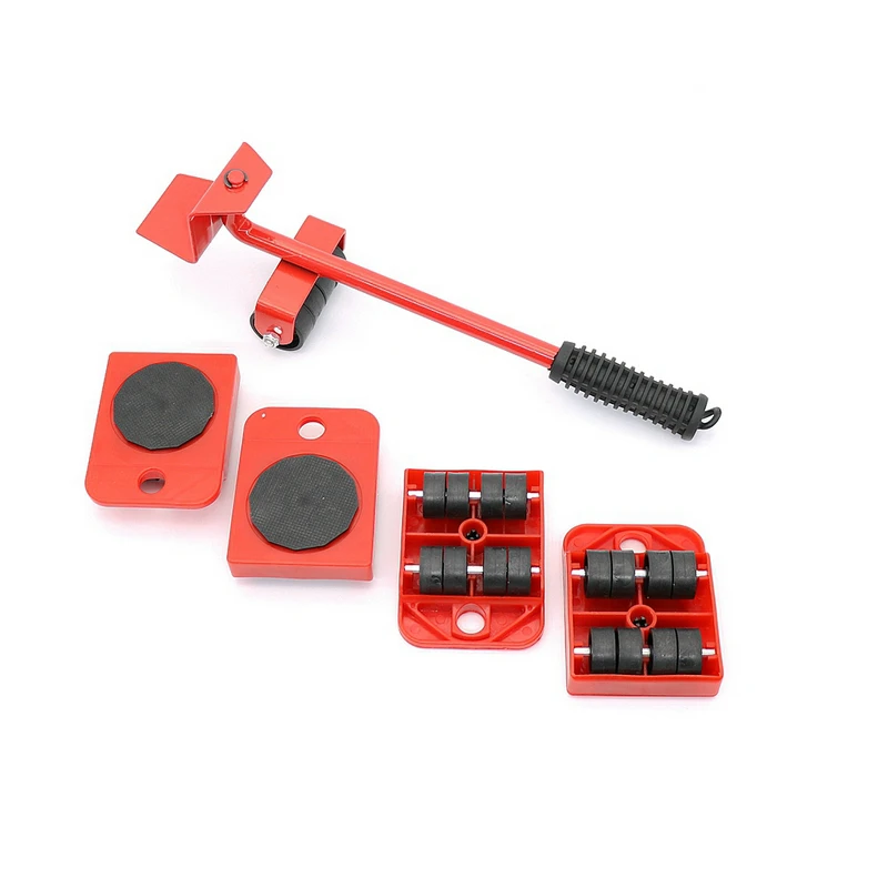 Тяжелая мебель инструмент для перемещения 1 шт. лом с 4 Панель двигатель мебели