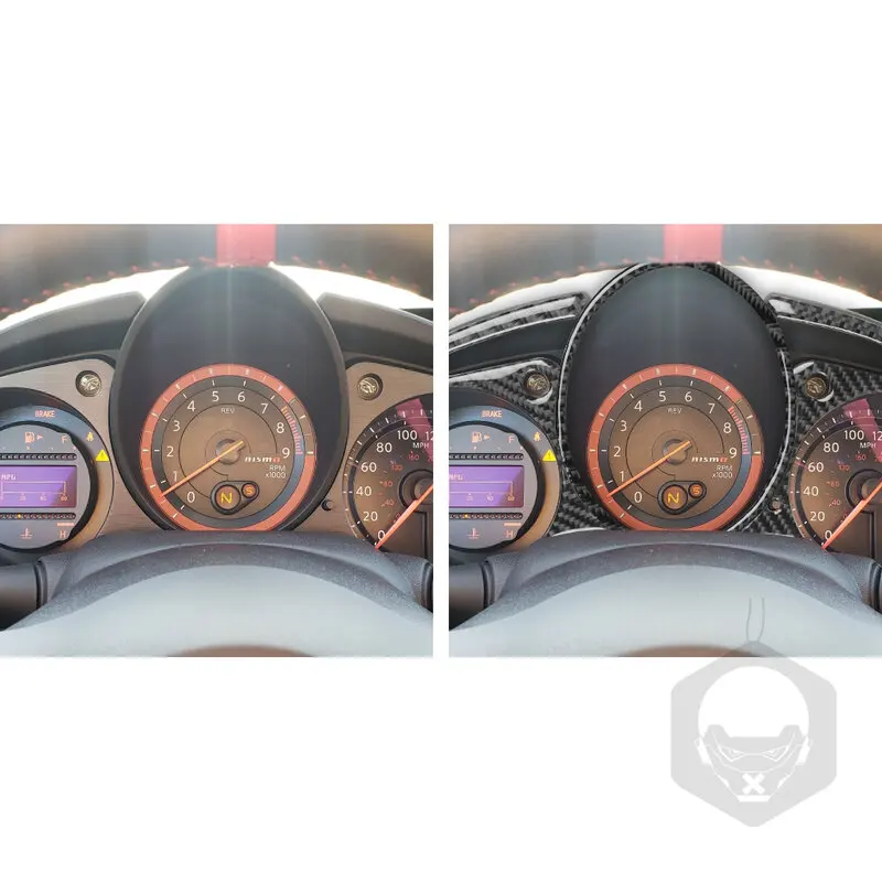 Для Nissan 370z Z34 2009-фотосессия комплект приборной панели из волокна | Наборы датчиков