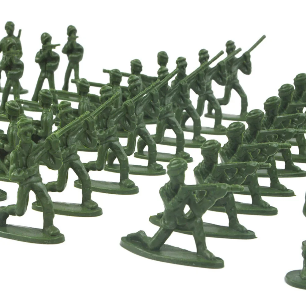 

200pcs Soldiers Figures Static Model Men Figures Accessories Play Set for Kids (Random Color and Type)