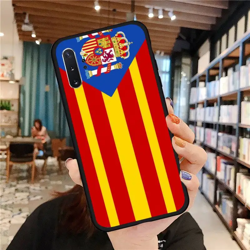 

Spain Spanish flag Phone Case For Samsung A50 A51 A71 A20E A20S S10 S20 S21 S30 Plus ultra 5G M11 funda cover