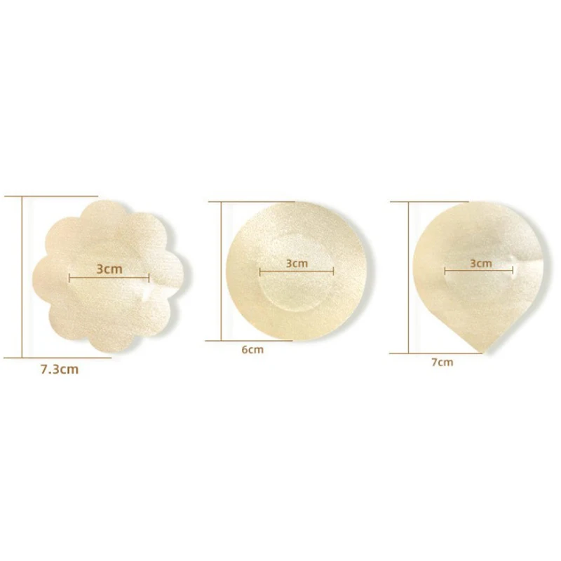 

10 шт. мягкие многоразовые женские лепестки для груди унисекс клейкие лепестки для сосков без бретелек с открытой спиной силиконовые наклад...