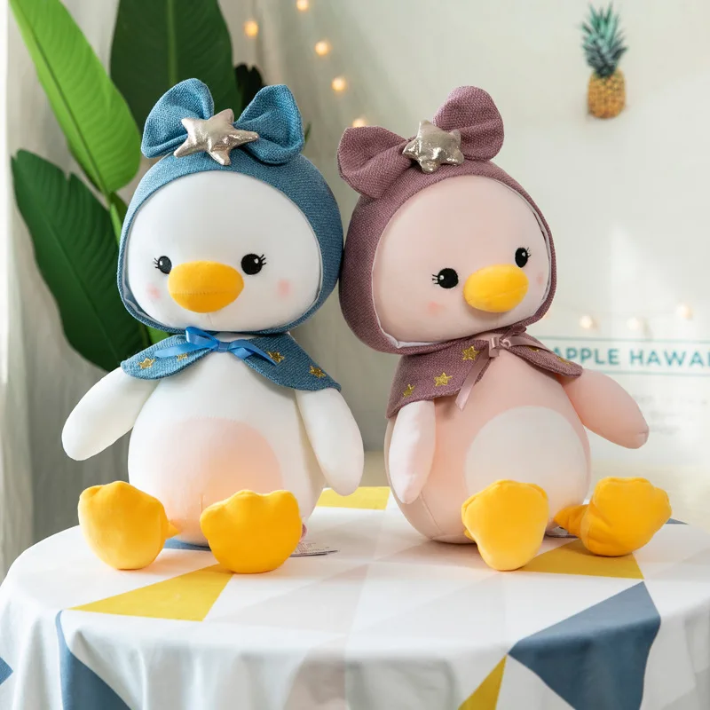 

1PC 30-50CM Creative Small Star Dressing Chick Chicken Stuffed Animal Plush Toy Cute Plush Doll Pillow Boy Girl Birthday Gifts
