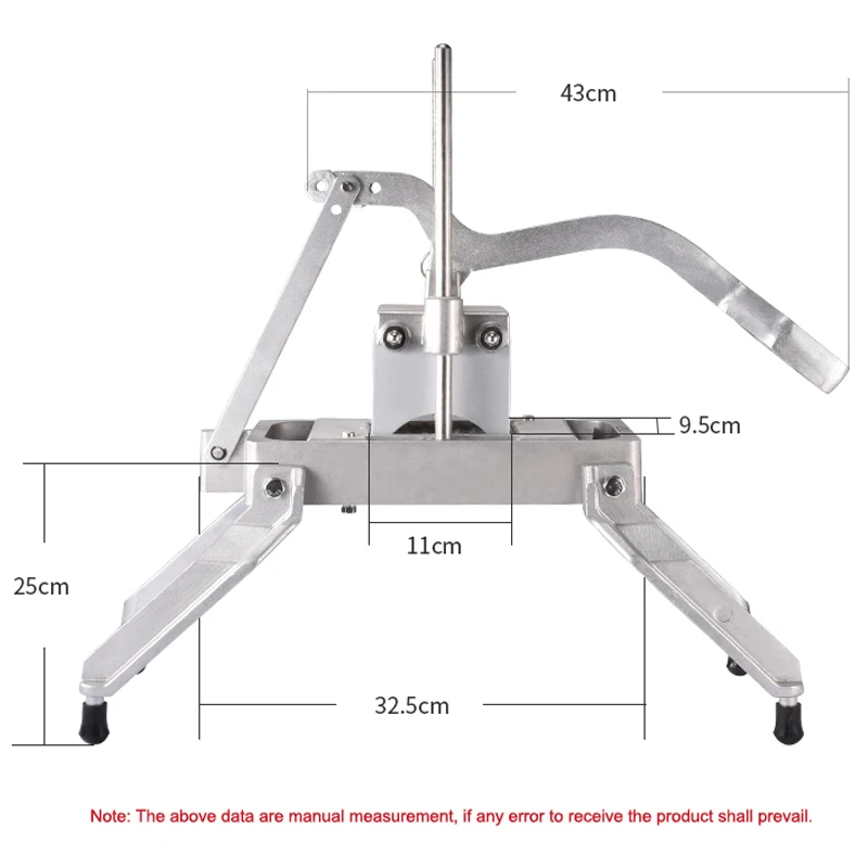 

multi-function manual slicer potato radish cucumber onion slicing machine aluminum alloy press type vegetable chopper cutter hot