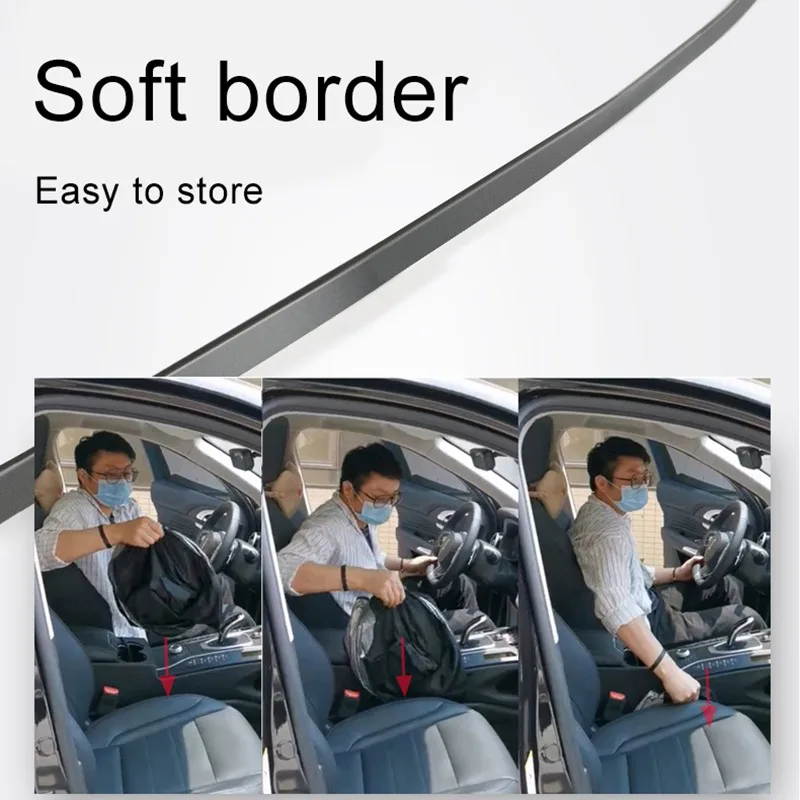 

Space-saving Sunshade for Front Windshield for TESLA MODEL Y ACCESSORIES SUN SHADE for Car Front Window Auto Sun Proctector