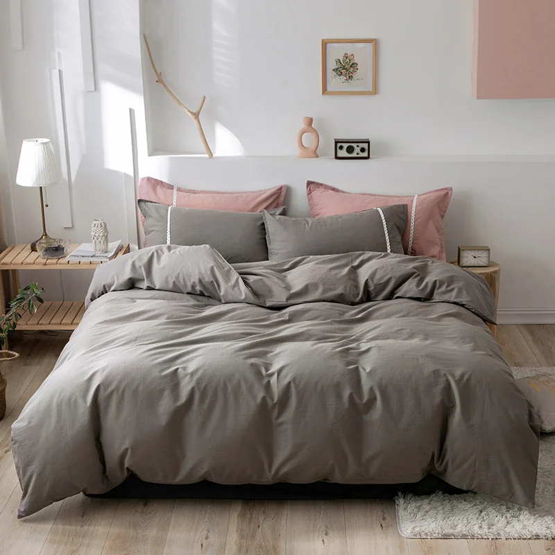 Одеяло из промытого хлопка домашнее покрывало односпальное Двухспальное