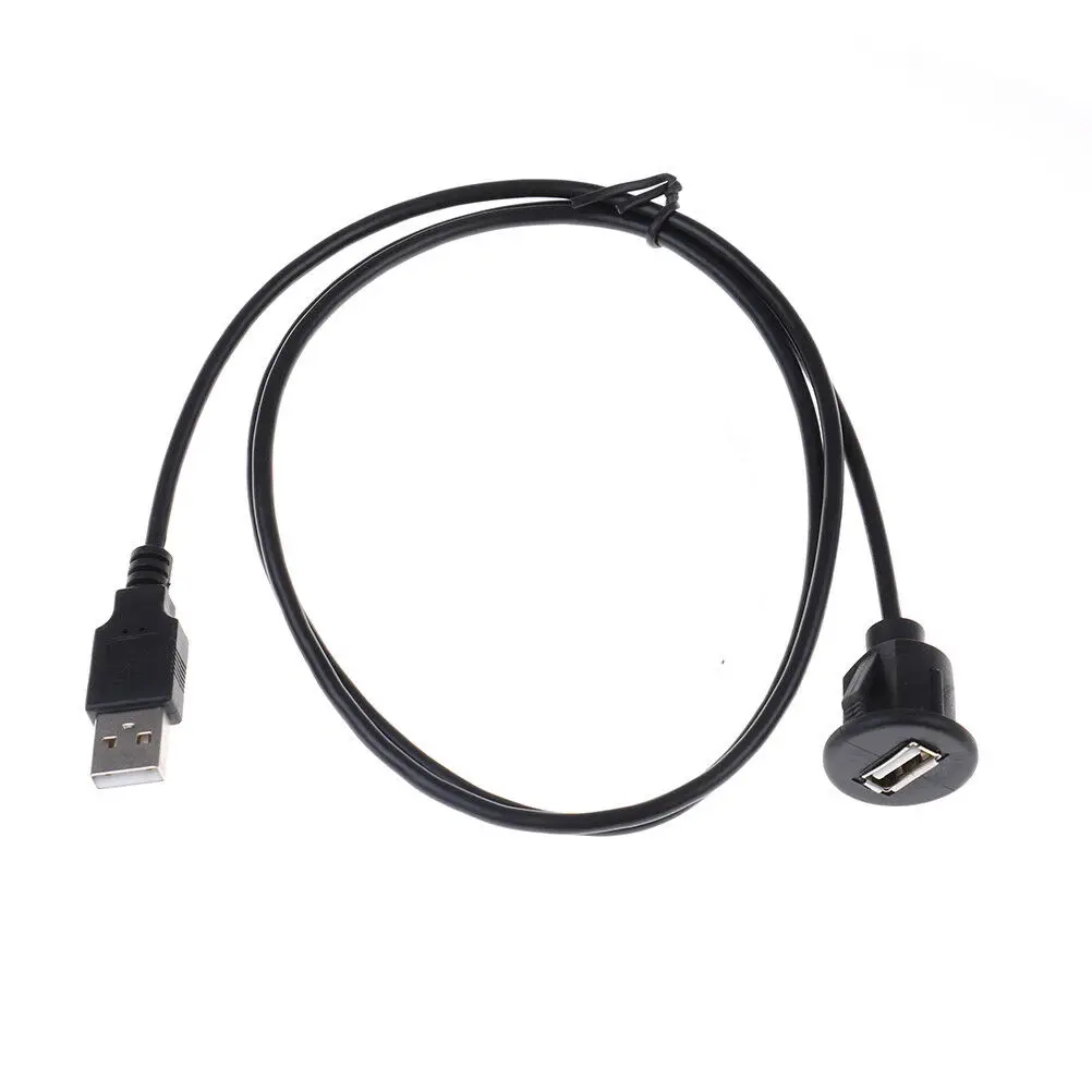 1 шт. м Автомобильная приборная панель крепление USB 2 0 гнездо Папа-мама Панель