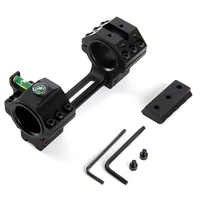adapter 25 430 mm scope mount 5068 with compass spirit bubble level 2 models optional suit 11mm weaver rail outdoor hunting