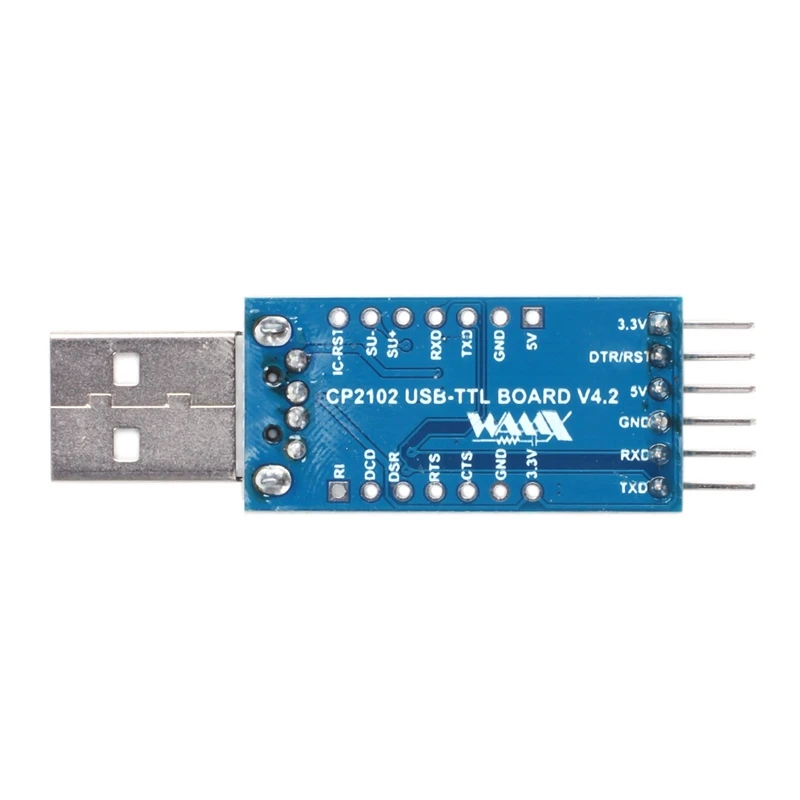CP2102 USB 2 0 к UART TTL 6 Контактный Модуль серийный преобразователь адаптер синий +