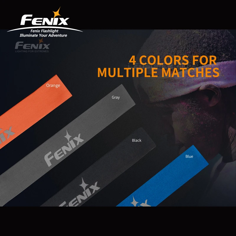 Воздухопроницаемая нейлоновая ткань Fenix AFH-10 высокоэластичная быстросохнущая спортивная повязка на голову