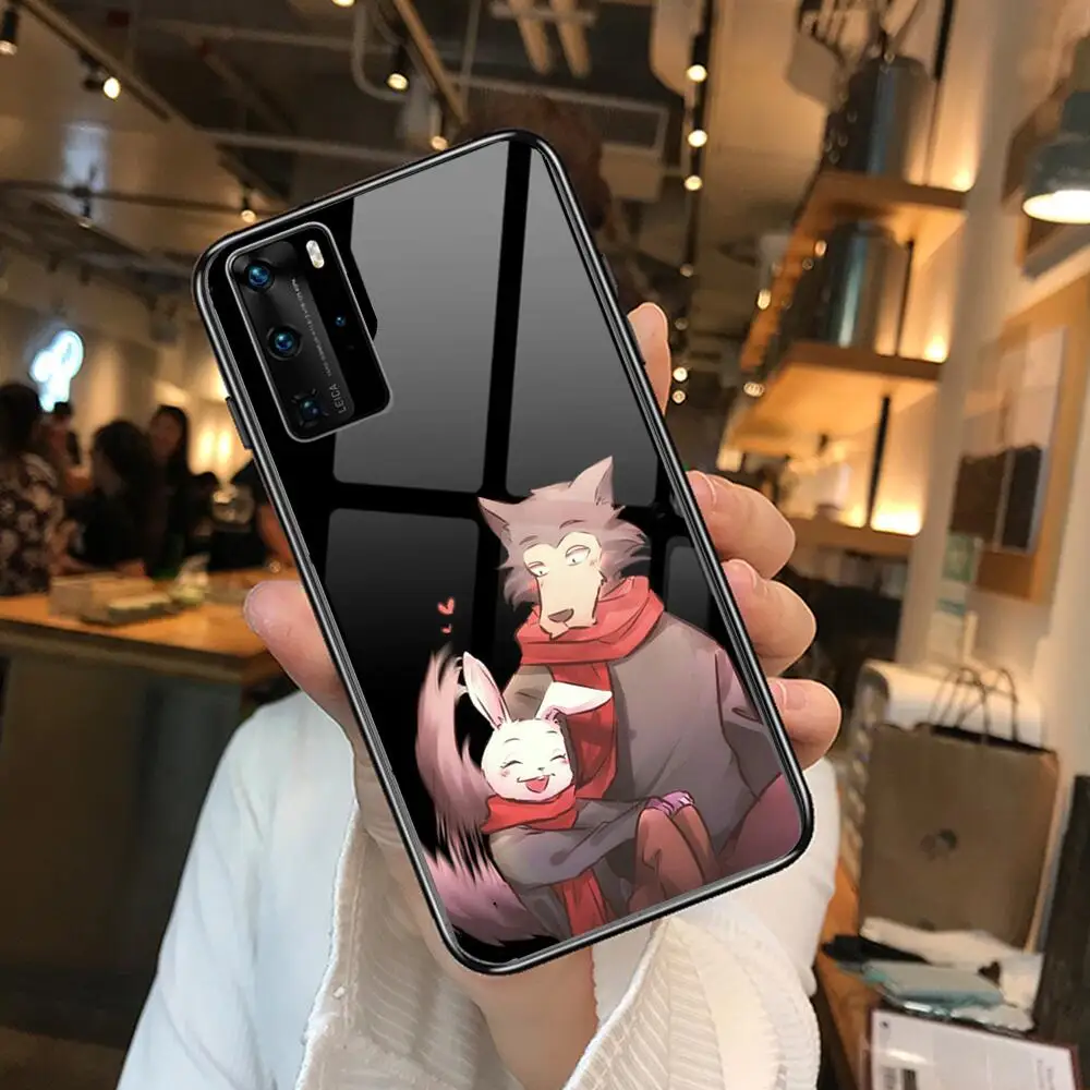 

anime beastars style Phone Case For Huawei P 40 30 20 10 9 8 Lite E Pro Plus Black Etui Coque Painting Hoesjes comic fas