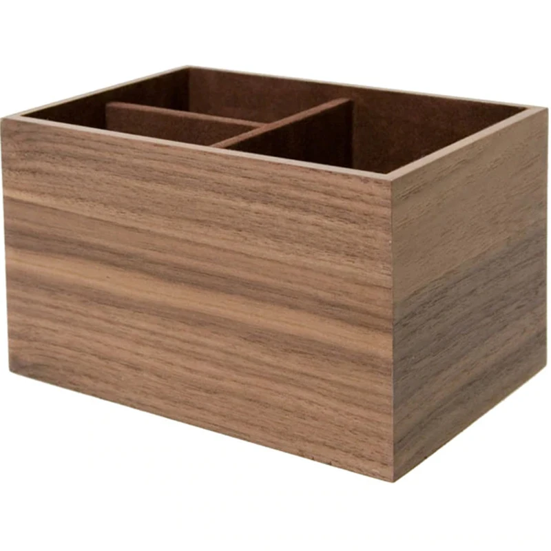 Японский ореховый шпон МДФ деревянная ручка держатель кисти для макияжа